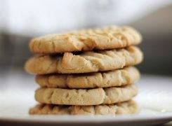 Galletas dulces de harina de trigo