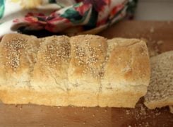 Pan de molde con harina de trigo